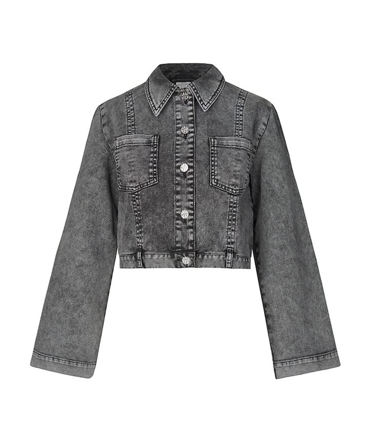 Dames spijkerjas  grijs