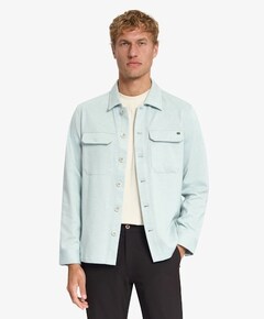 Heren overshirt blauw