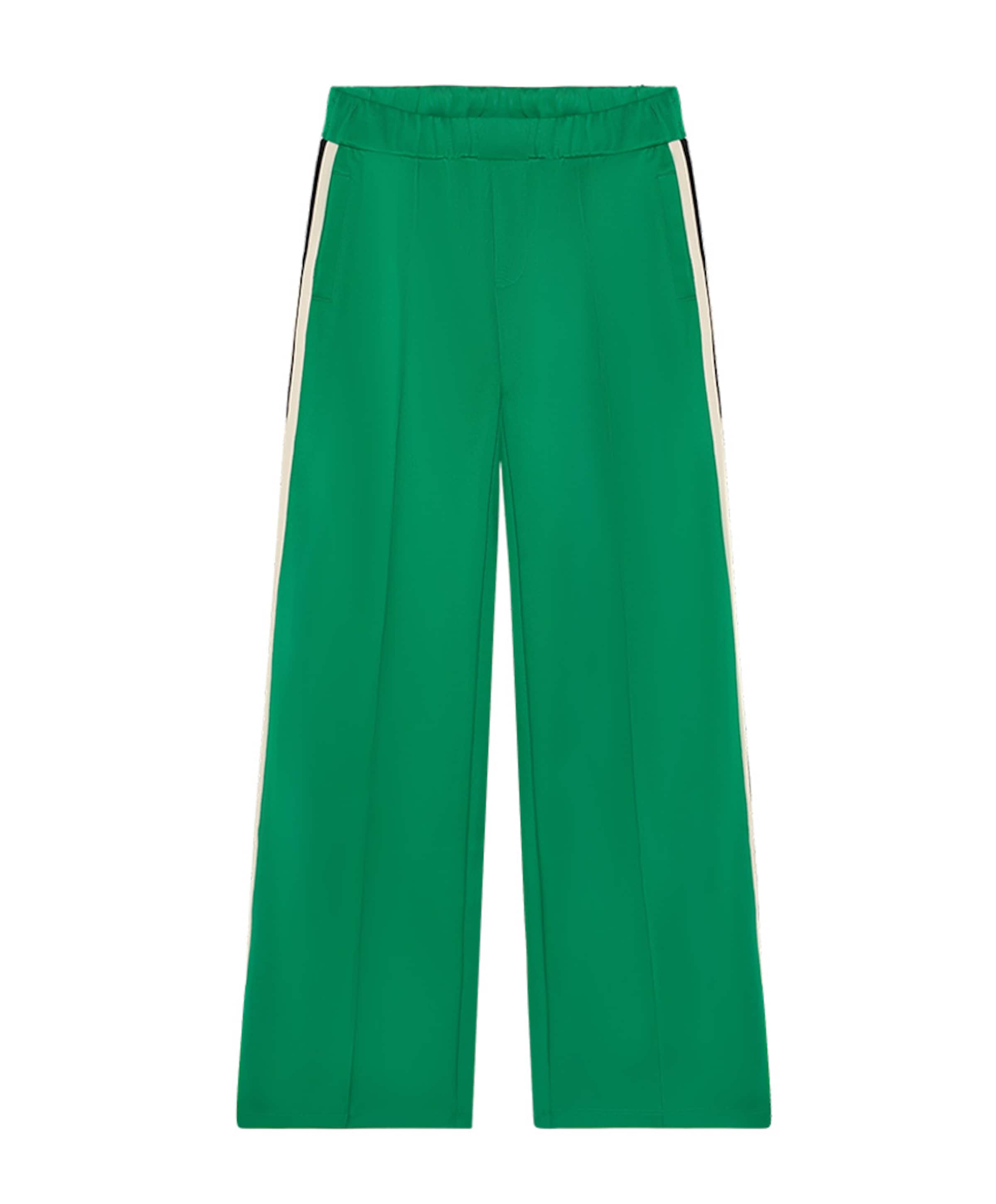 Wide Sporty meisjes broek groen