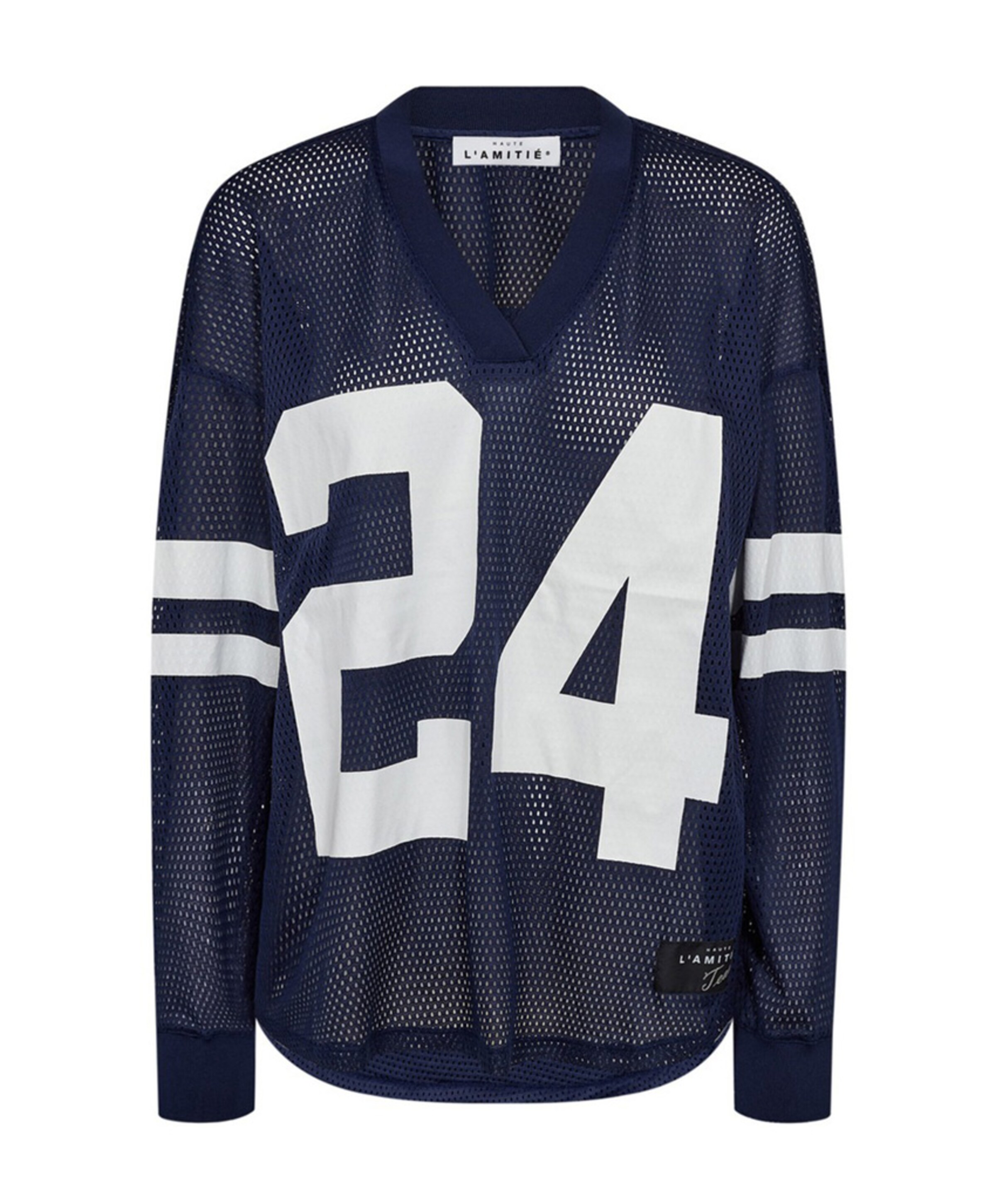 Dames longsleeve blauw