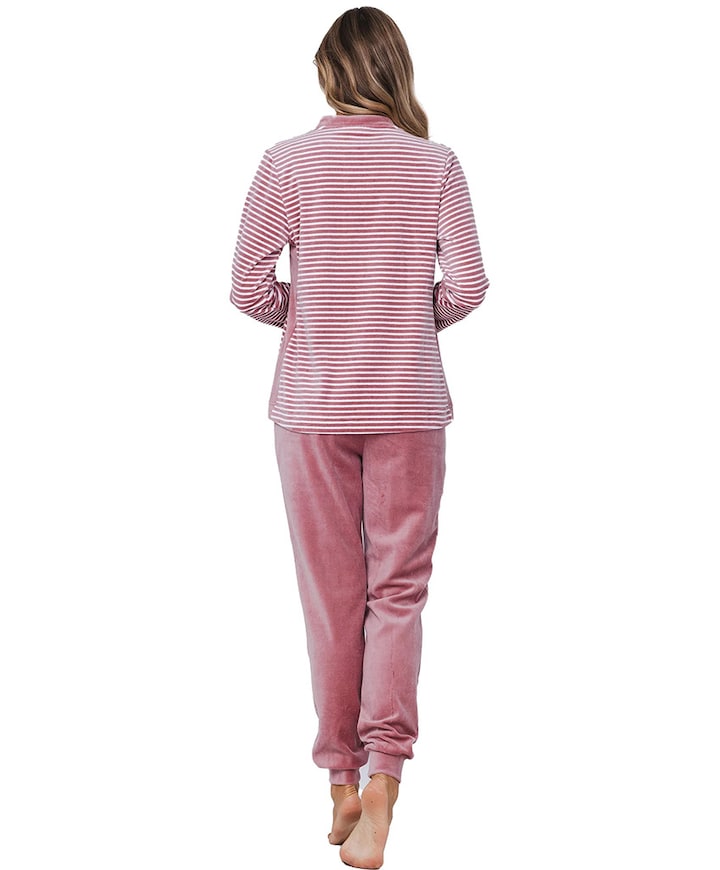 Dames pyjamaset roze