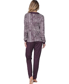 Dames pyjamaset bordeaux