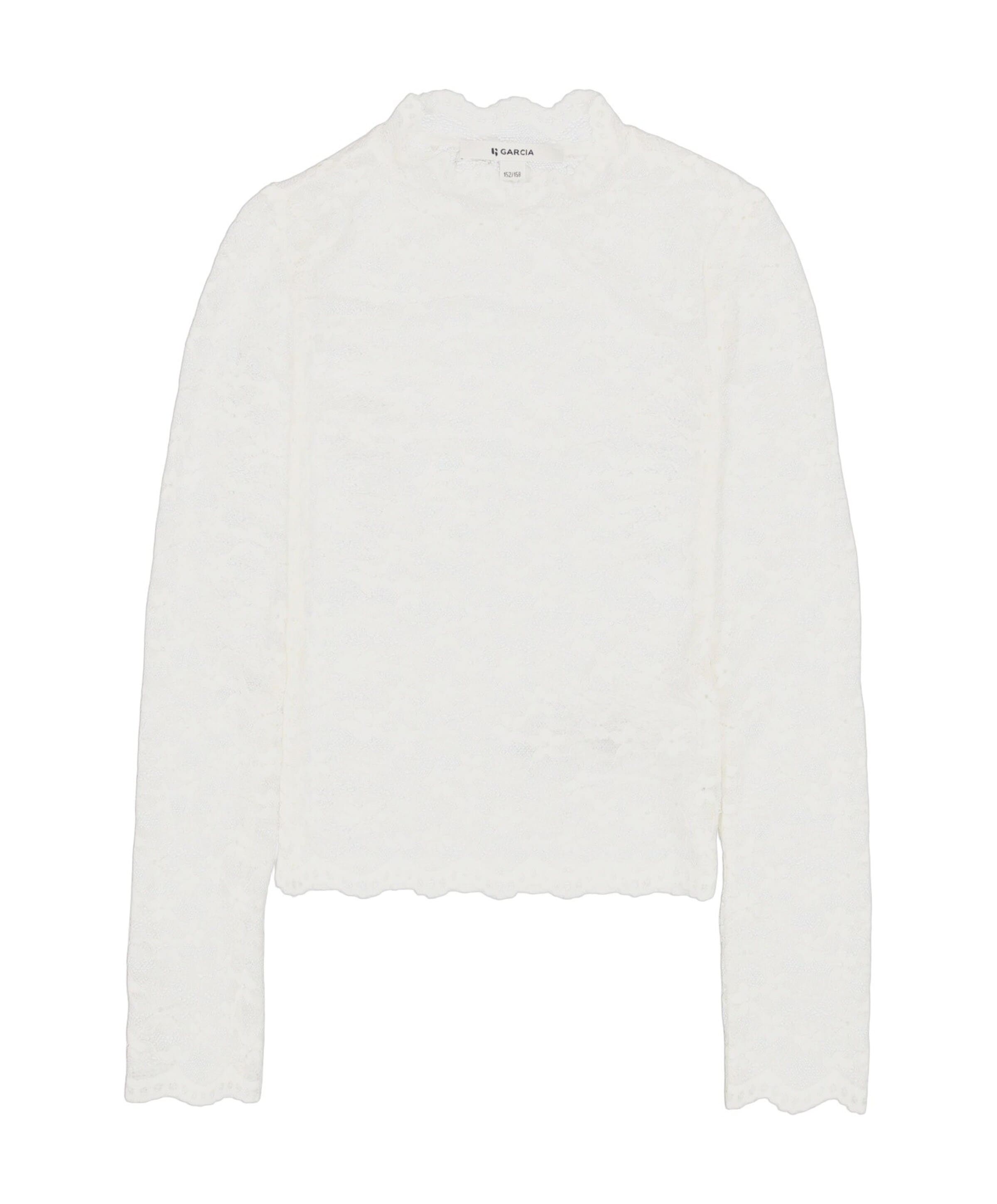 Meisjes longsleeve ecru