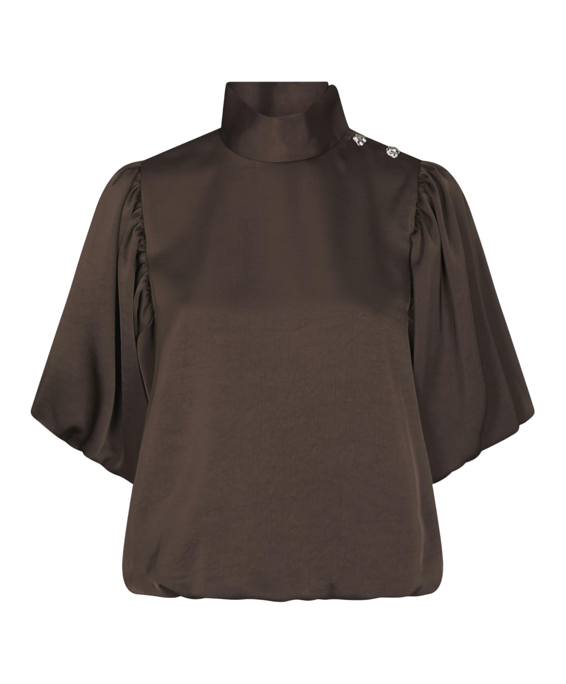 Dames blouse bruin
