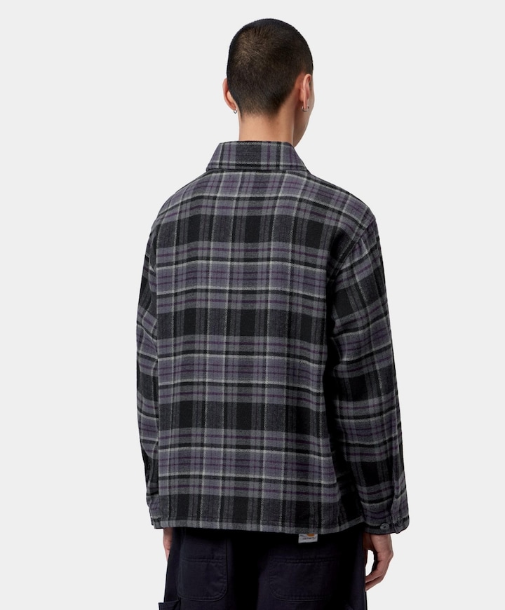 Heren overshirt paars
