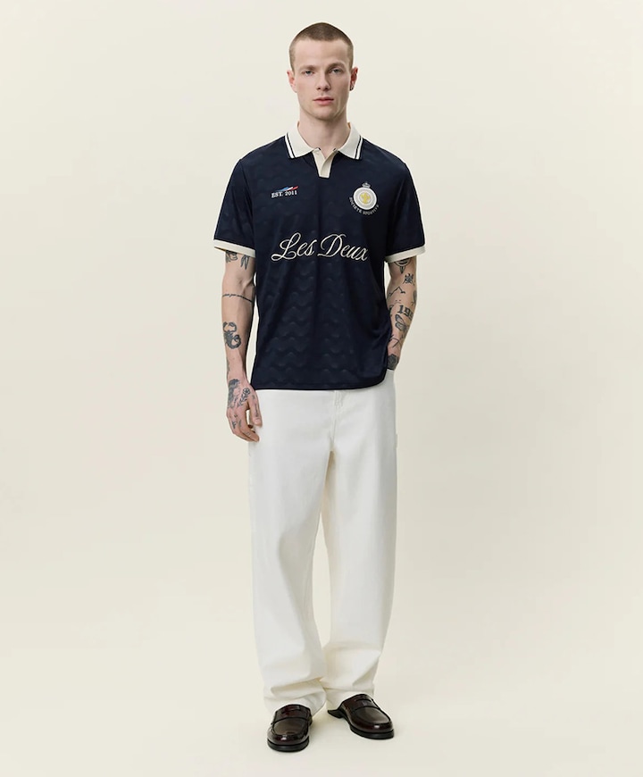 Heren T-shirt blauw