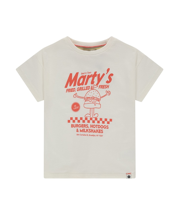 Jongens T-shirt ecru