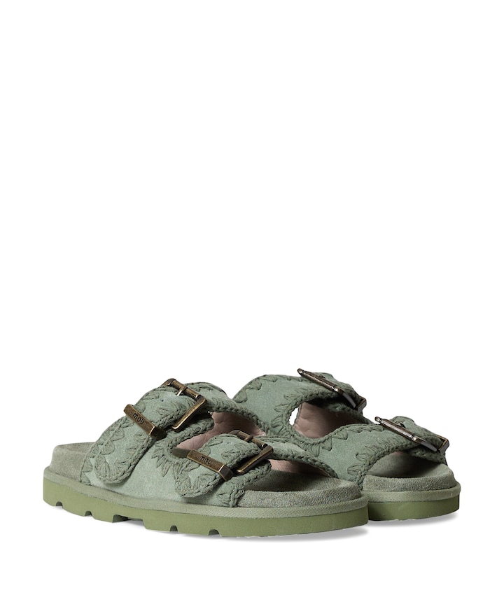 dames sandalen groen