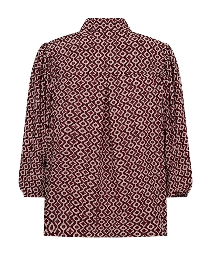 Dames blouse bordeaux