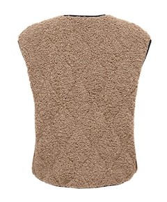 Dames gilet bruin