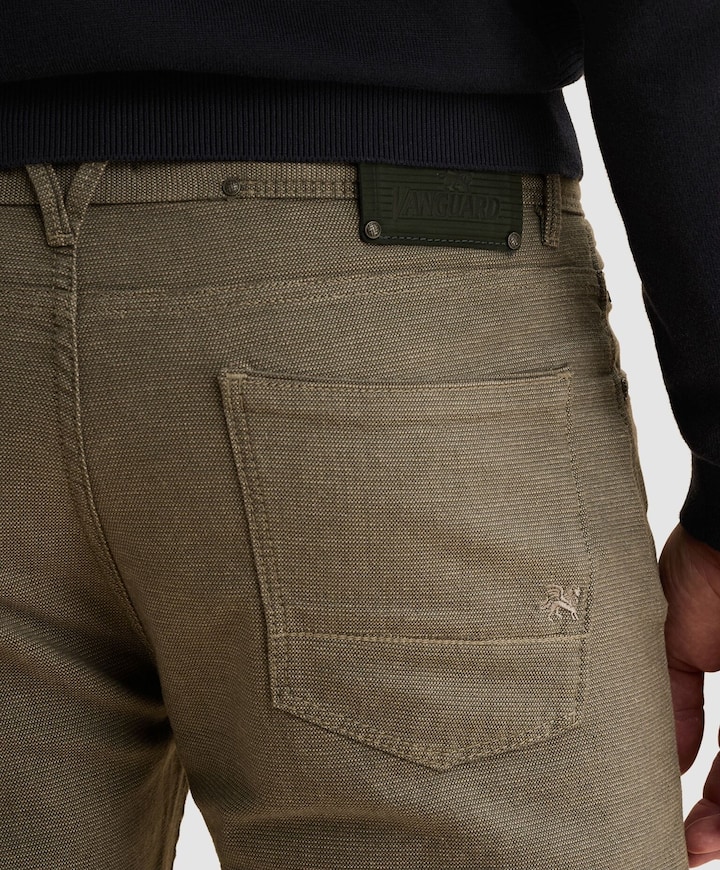 V7 RIDER 2.0 YARN DYED heren broek groen