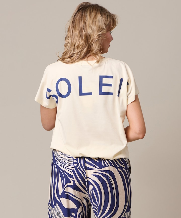 Dames T-shirt beige