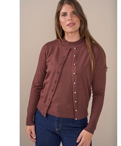 Dames vest beige