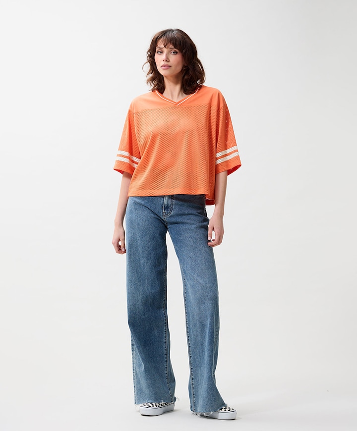 Dames T-shirt oranje