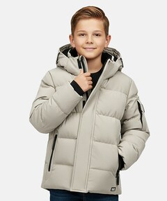 Jongens jas grijs