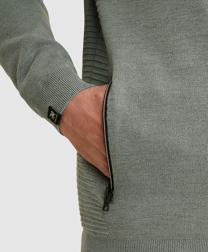 Heren vest groen