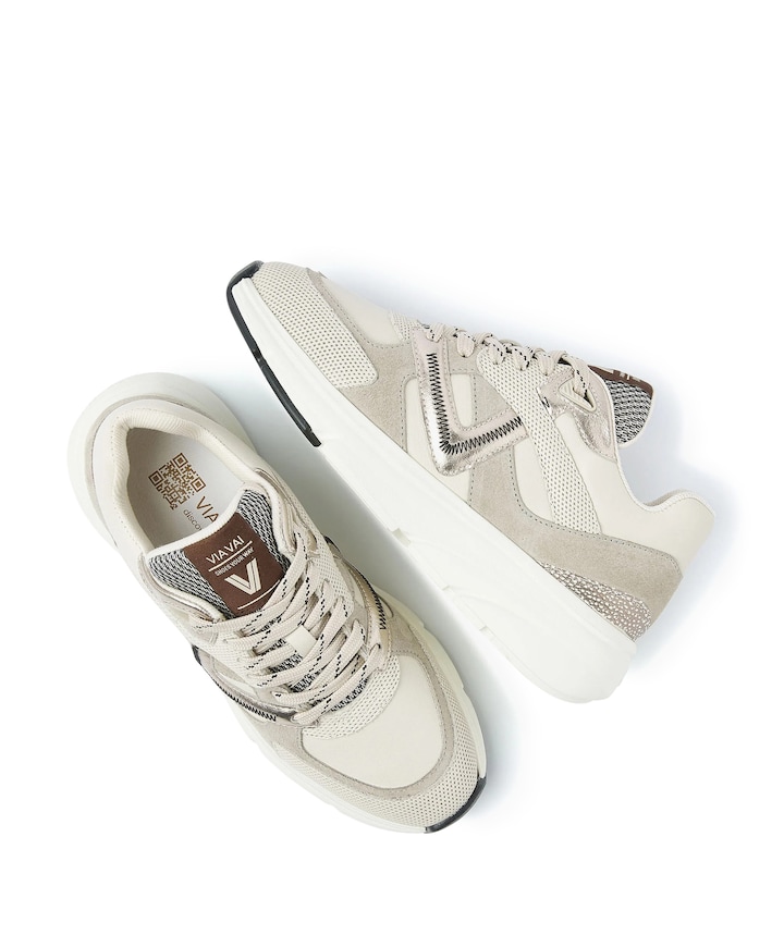 Vic Kyro dames sneakers beige