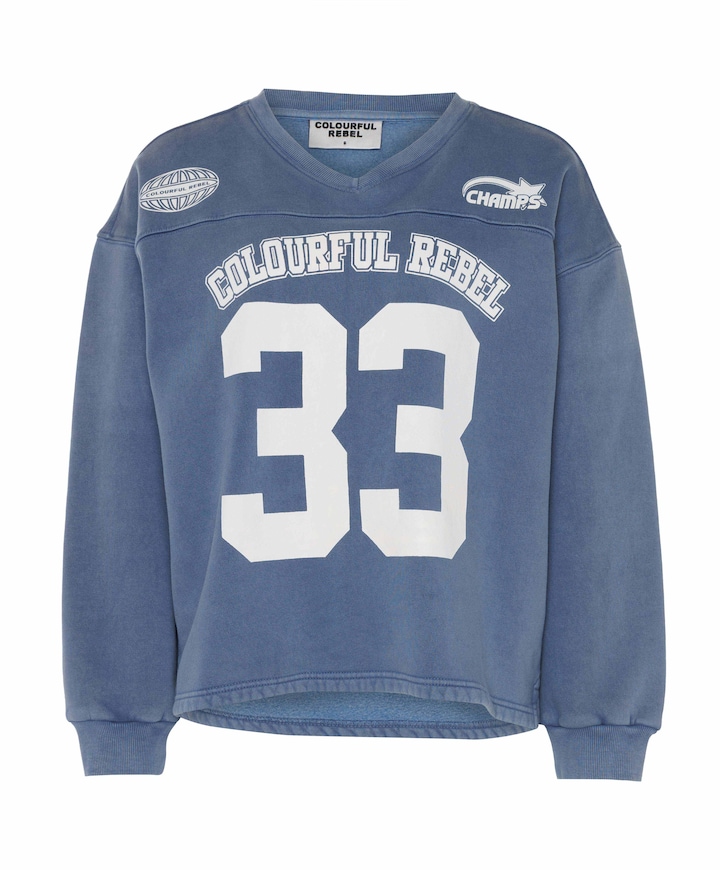 Dames sweater blauw