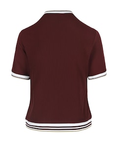Dames t-shirt bordeaux