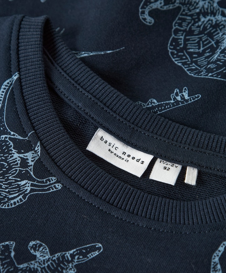 Jongens sweater blauw