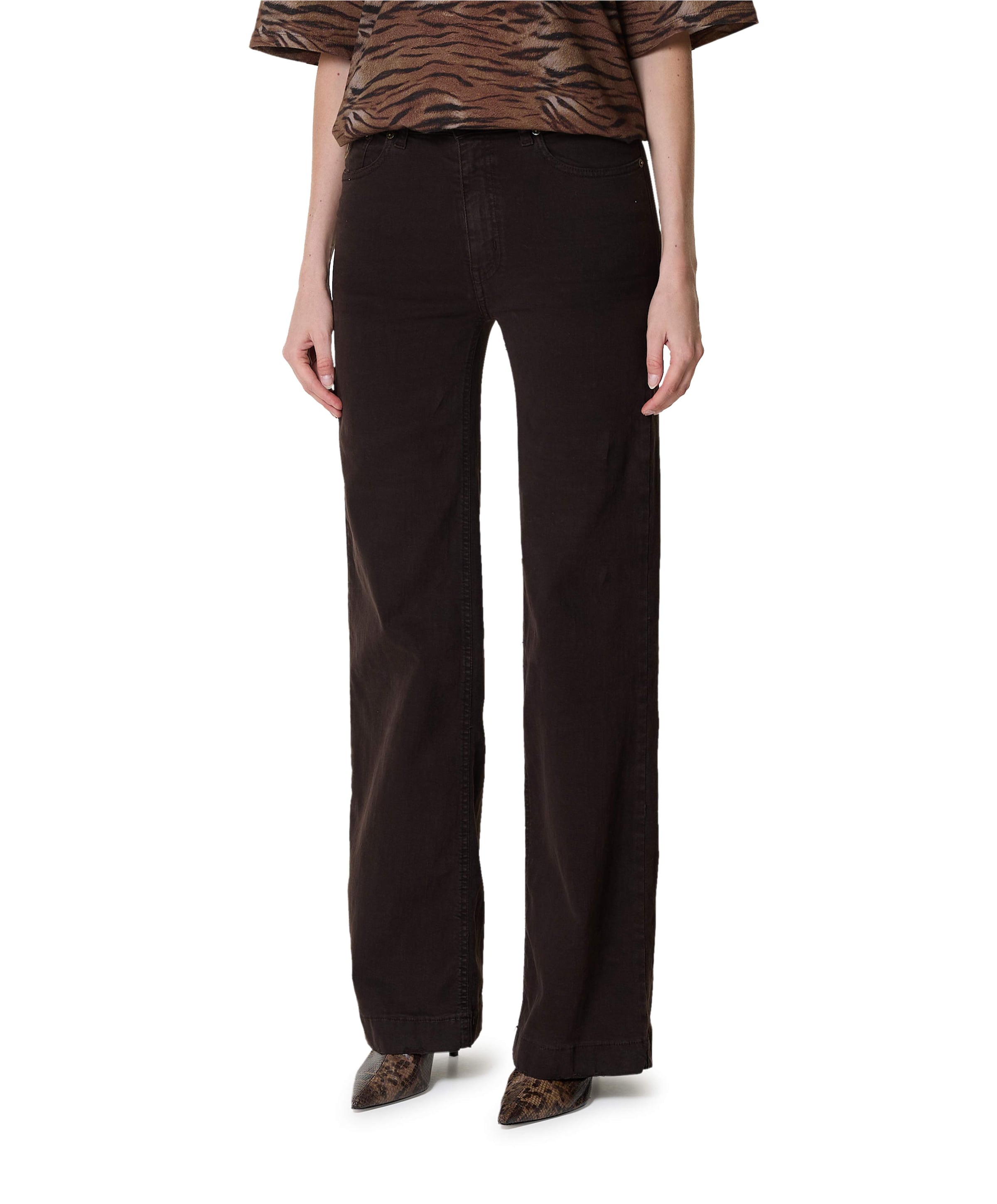 Palazzo Mistral 6491 Megalia Shot dames broek bruin