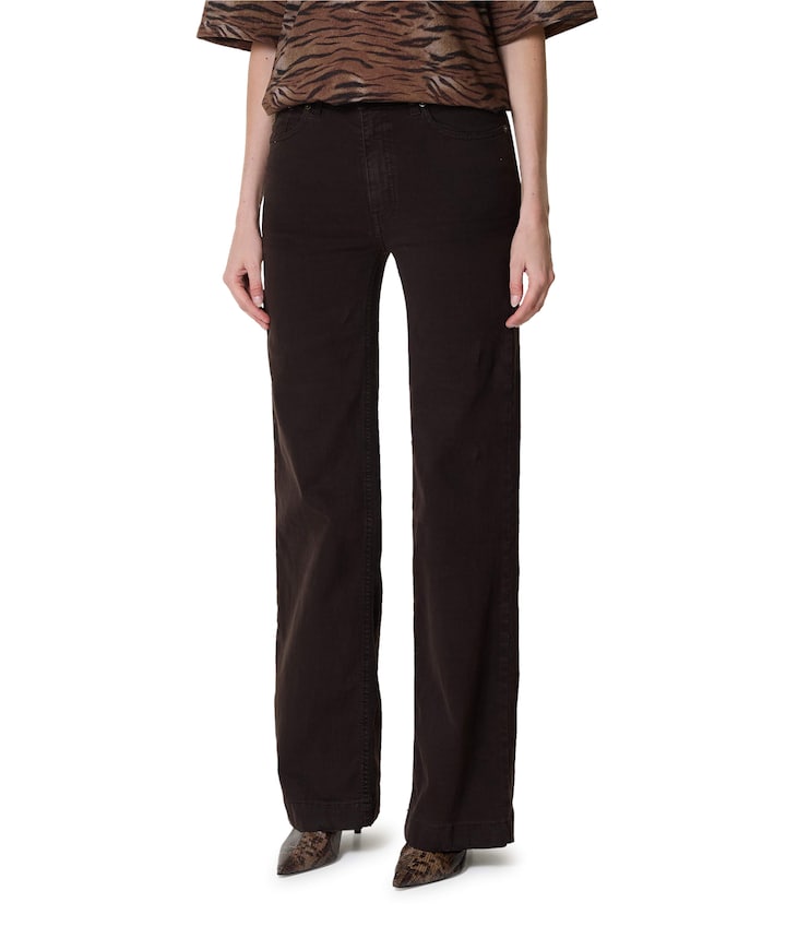 Palazzo Mistral 6491 Megalia Shot dames broek bruin