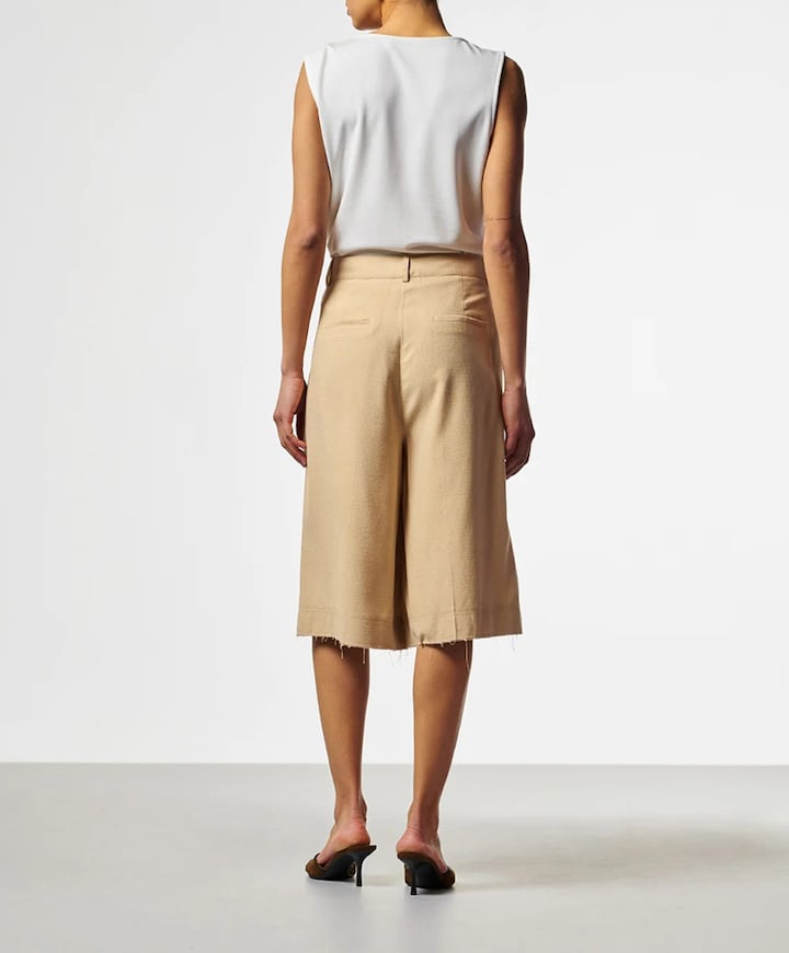 Dames top ecru