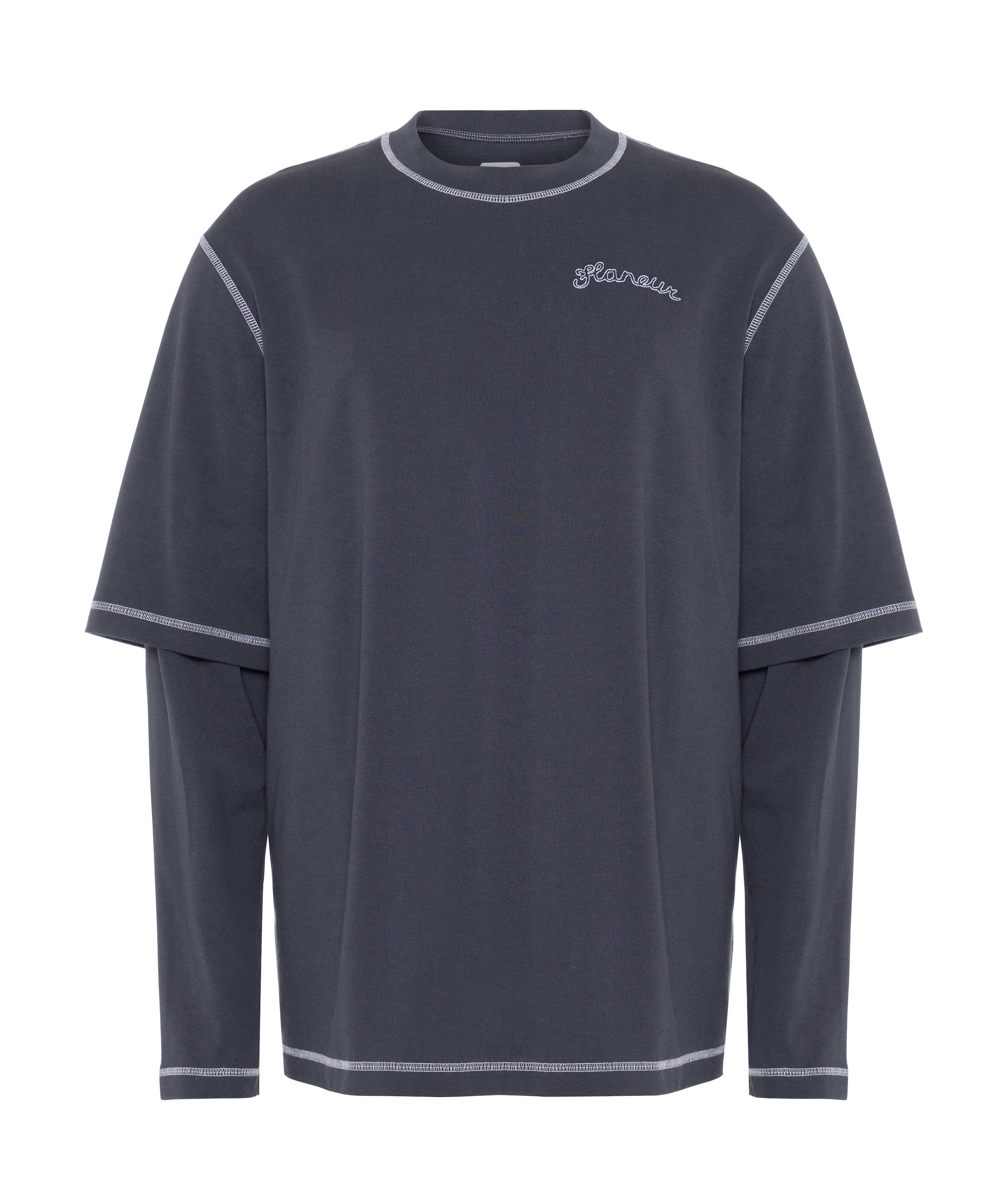 Heren longsleeve zwart