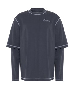 Heren longsleeve zwart