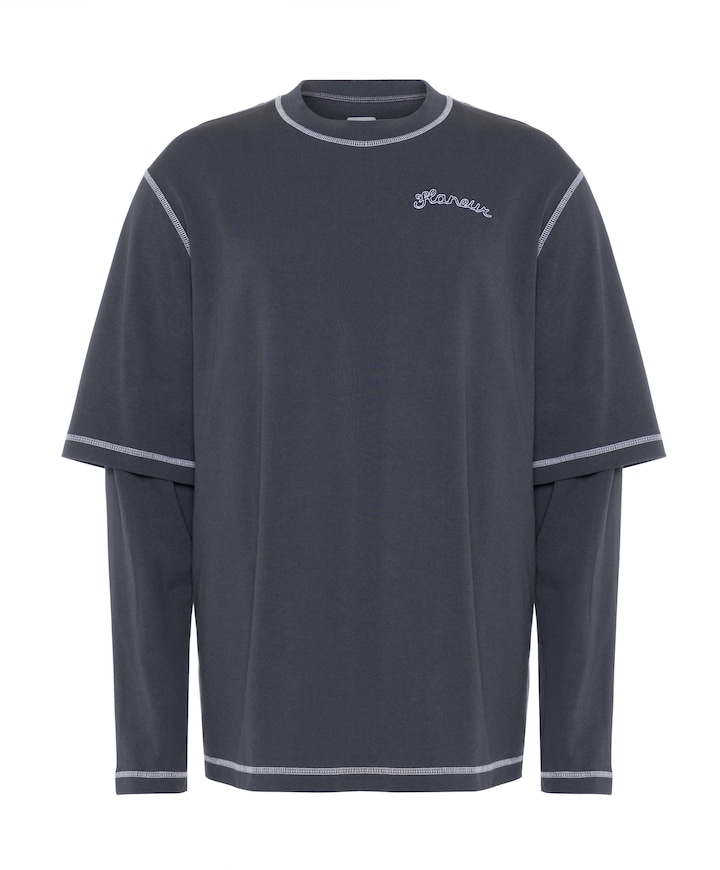 Heren longsleeve zwart