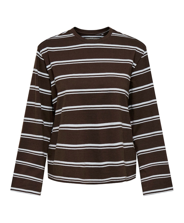 Dames longsleeve bruin