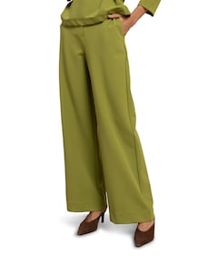 Luz twill dames broek groen