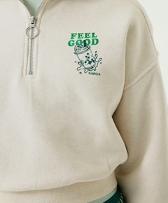 Meisjes sweater ecru