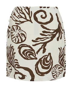 Dames rok ecru