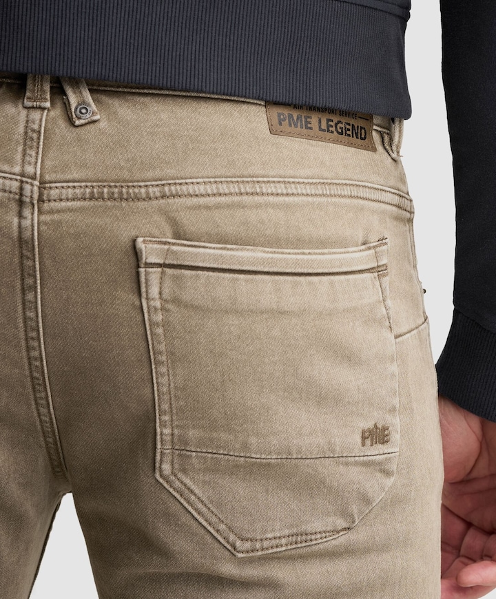NIGHTFLIGHT WASHED SWEAT heren jeans groen