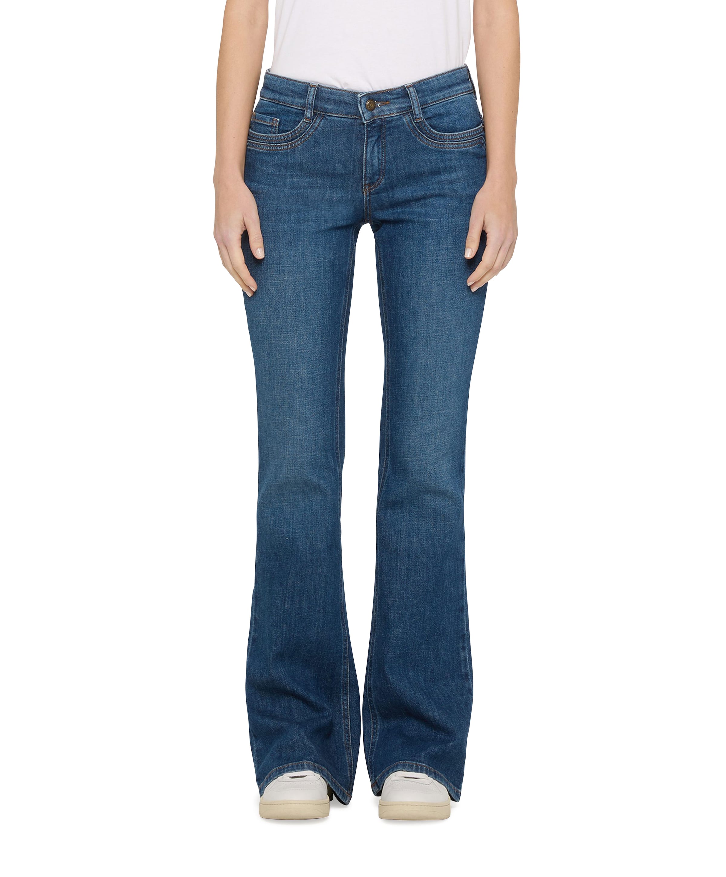 DETROIT dames jeans blauw