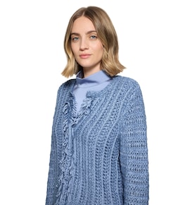 Dames vest blauw