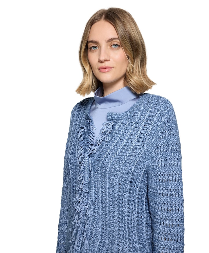 Dames vest blauw
