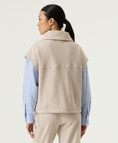 Dames gilet beige