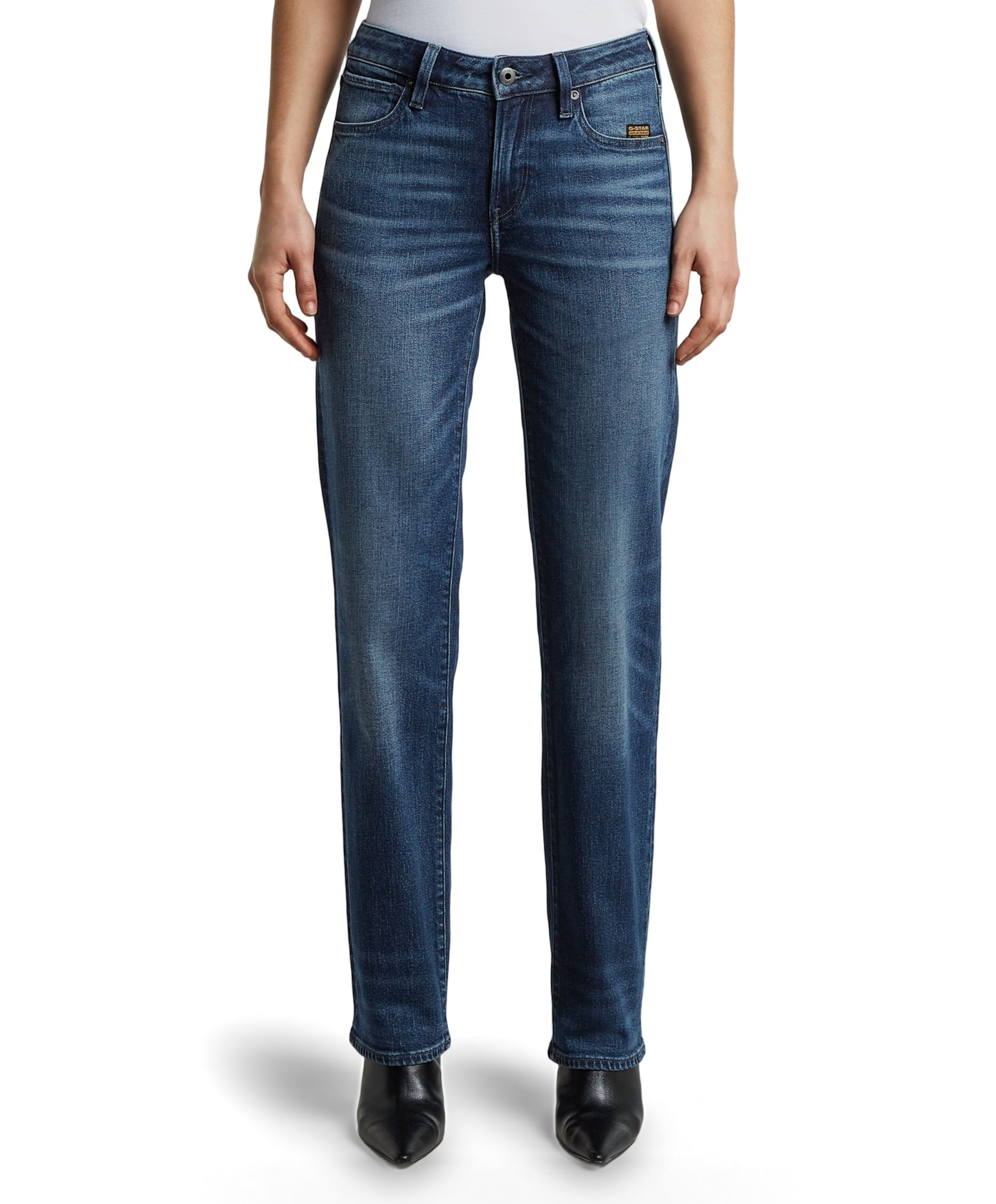G-Straight Wmn dames jeans blauw