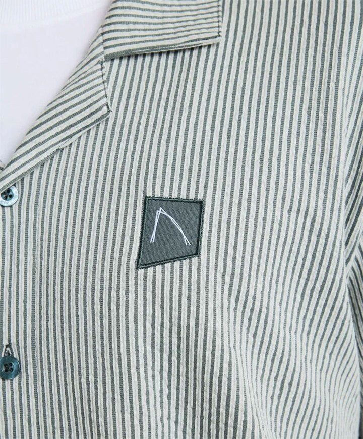 Heren overshirt groen