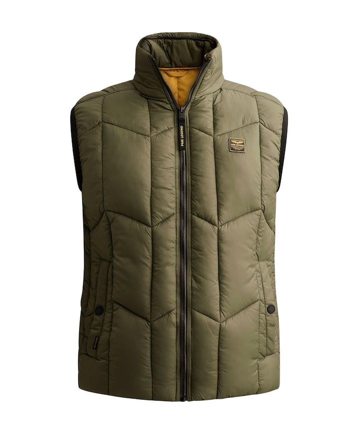 Heren bodywarmer groen