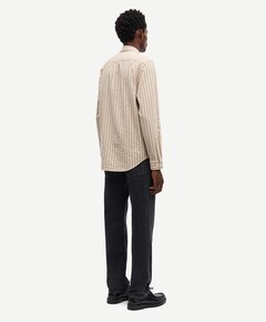 Heren overhemd lange mouw wit