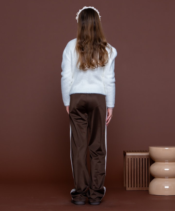 Trackpants meisjes broek bruin