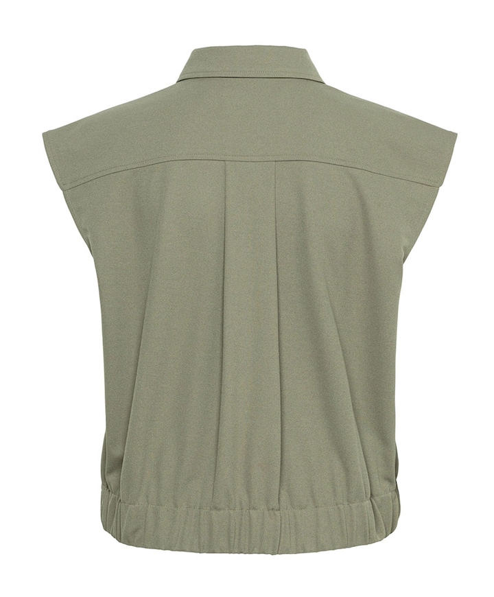 Dames gilet groen