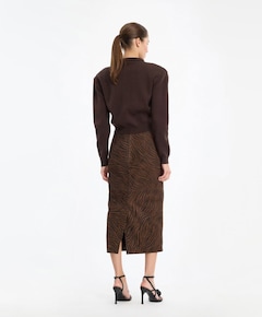 Dames vest bruin