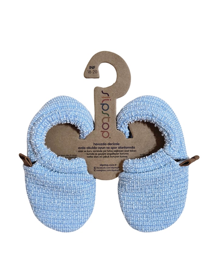 Slipstop booties uniseks pantoffels  blauw