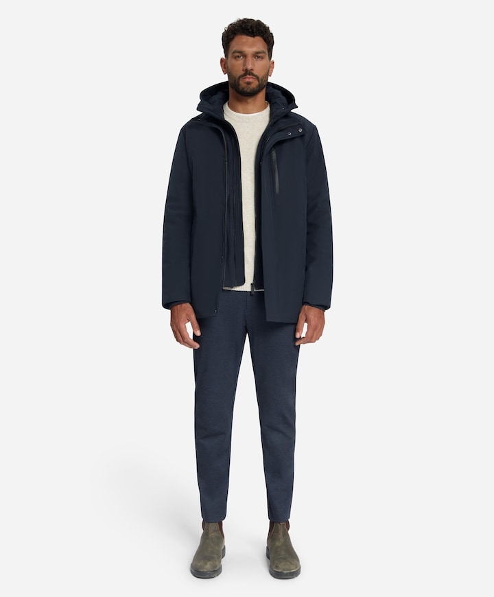Heren jas blauw