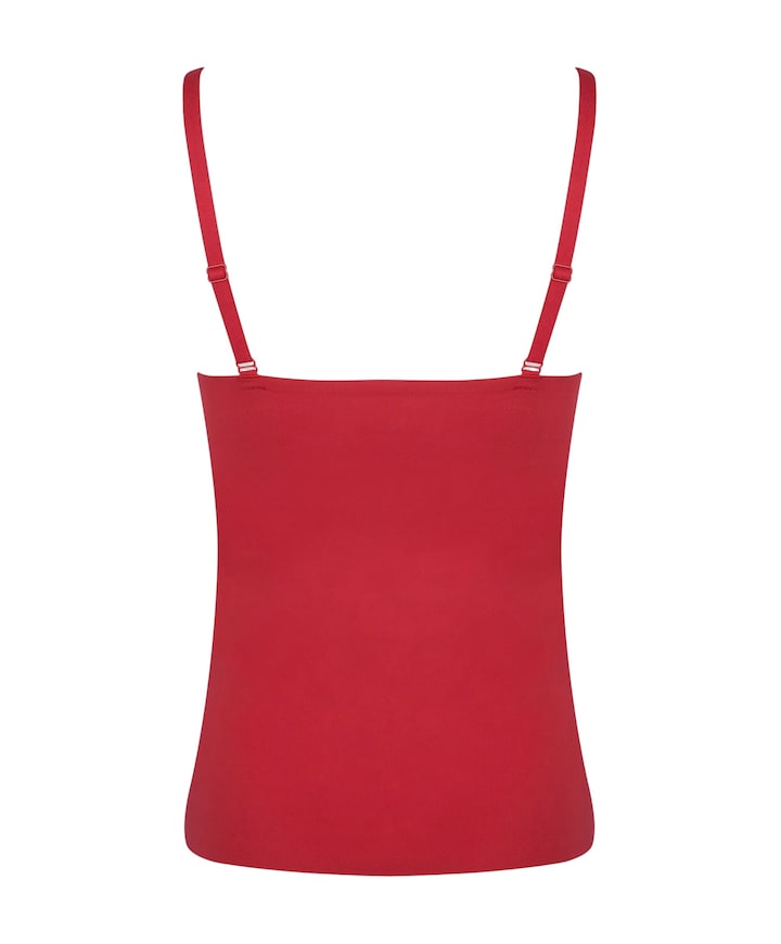 Dames shapewear top rood