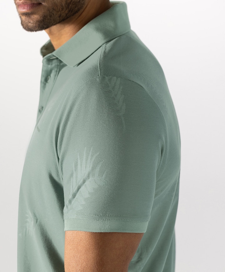 Heren polo groen